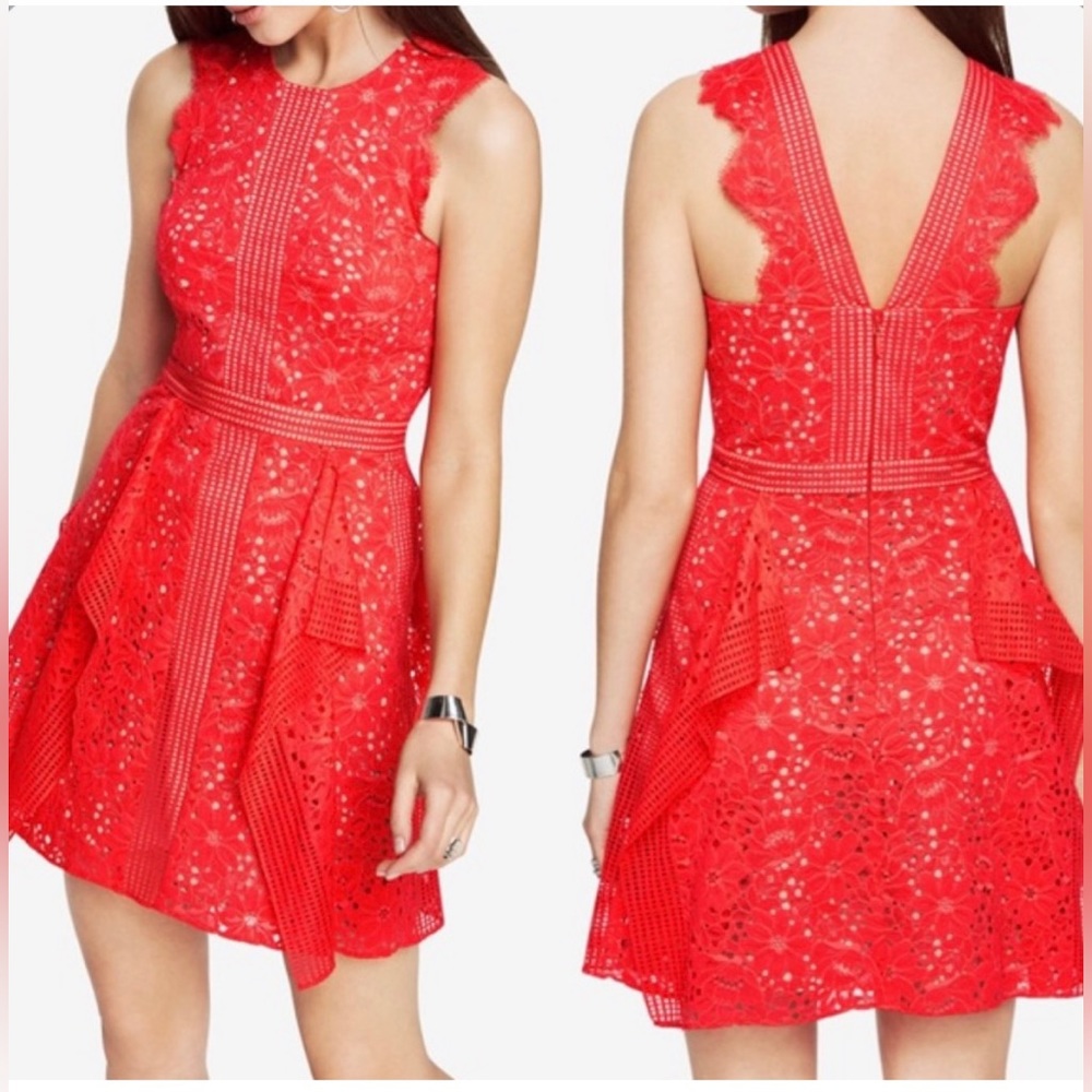 Bcbg Max Azria Ondina Floral Lace Dress